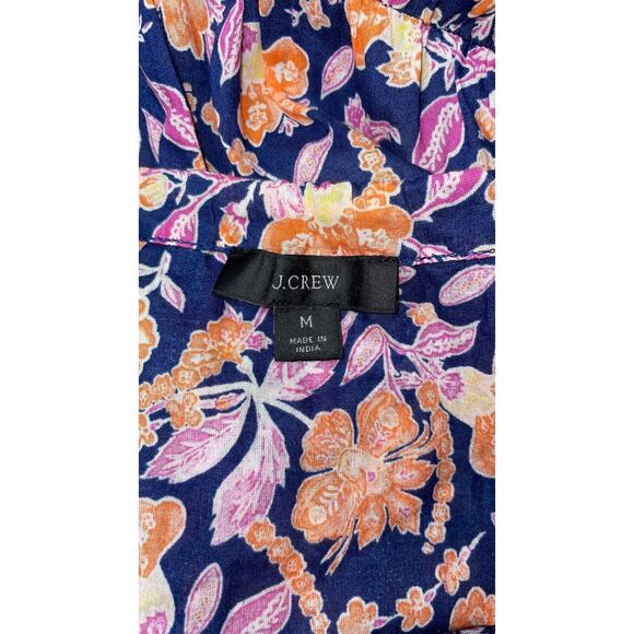 J. Crew Button-front cotton voile beach dress in painted block print    Size: M - Picture 6 of 6